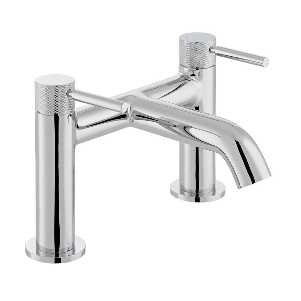 Cutout image of Vado Origins Knurled Accents Deck-Mounted Bath Filler